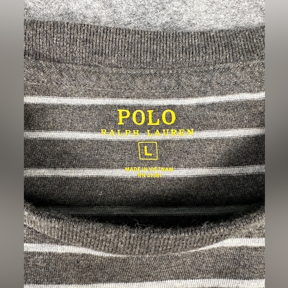 NWOT Polo Ralph Lauren Men's Large striped t-shirt - Picture 5 of 6